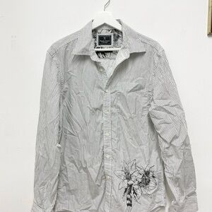 Marc Ecko Monochrome Men's Button Down Shirt Size M